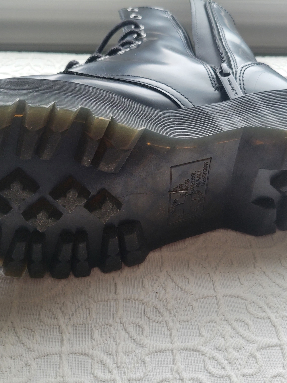 Black Dr. Martens Platform Boots - Picture 5 of 8